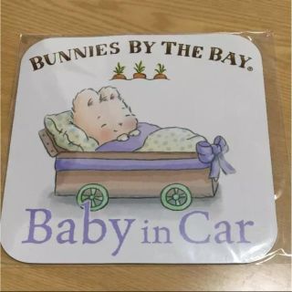 バニーズバイザベイ(Bunnies by the Bay)の車用マグネットステッカー Baby in Car バニーズバイザベイ(車外アクセサリ)