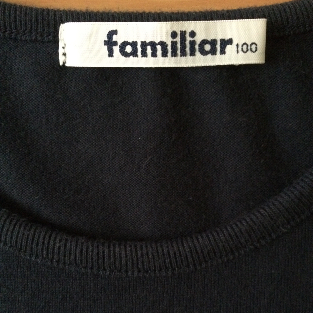 ファミリア 100 だまし絵 りんごTシャツ