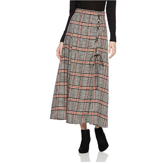 SNIDEL(スナイデル)のチェックスリットロングスカート レディースのスカート(ロングスカート)の商品写真