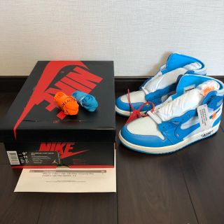 ナイキ(NIKE)のNike Air Jordan 1 High Off-White オフホワイト(スニーカー)