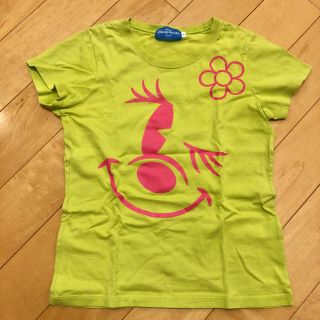 ディズニー(Disney)の半袖Tシャツ ディズニー ミニーちゃん S 黄緑 中古(その他)