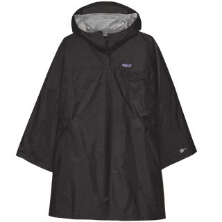 パタゴニア(patagonia)のパタゴニア ポンチョ レインコート ブラック ウィメンズ XS(ポンチョ)