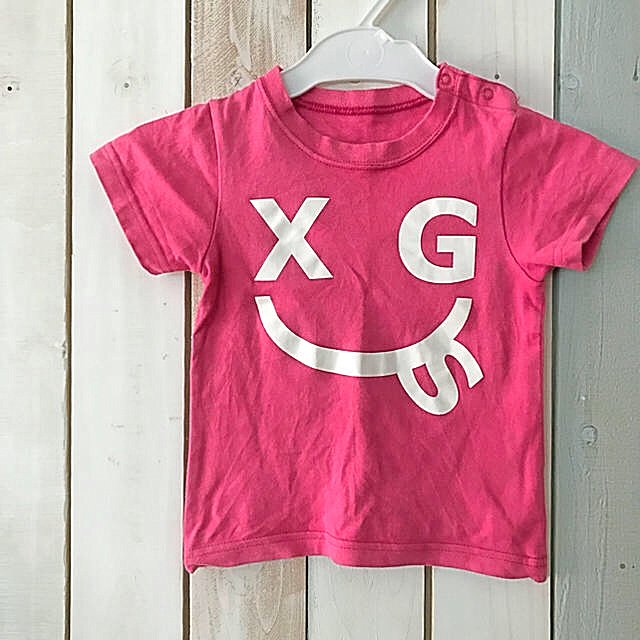 X-girl(エックスガール)のX-girl★90 キッズ/ベビー/マタニティのキッズ服女の子用(90cm~)(Tシャツ/カットソー)の商品写真