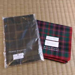 マッキントッシュフィロソフィー(MACKINTOSH PHILOSOPHY)のハンカチ　男性用　新品未使用品☆(ハンカチ/ポケットチーフ)