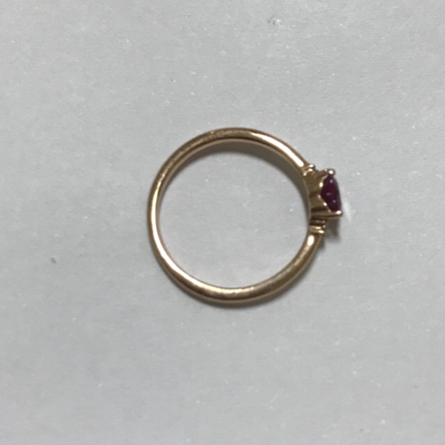 k10 ルビー ダイヤモンド 天然石 リング レディースのアクセサリー(リング(指輪))の商品写真