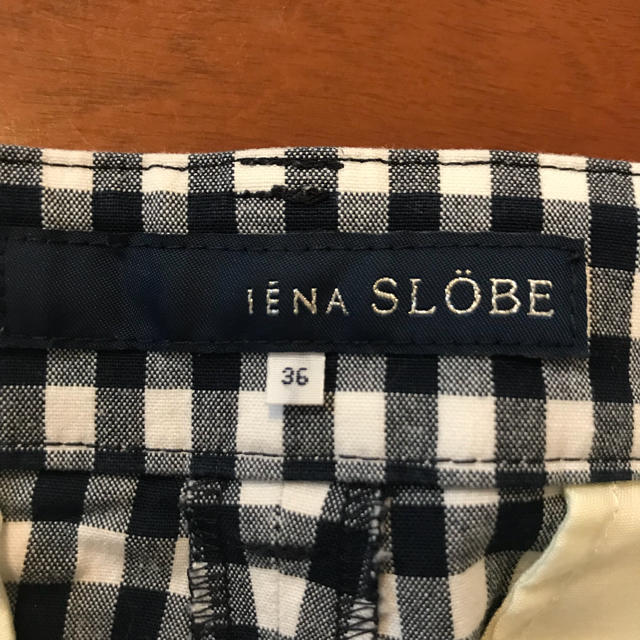 SLOBE IENA(スローブイエナ)のIENA SLOBE ギンガムチェックパンツ レディースのパンツ(クロップドパンツ)の商品写真