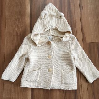 ベビーギャップ(babyGAP)のbaby gap  フード付きカーディガン(カーディガン/ボレロ)