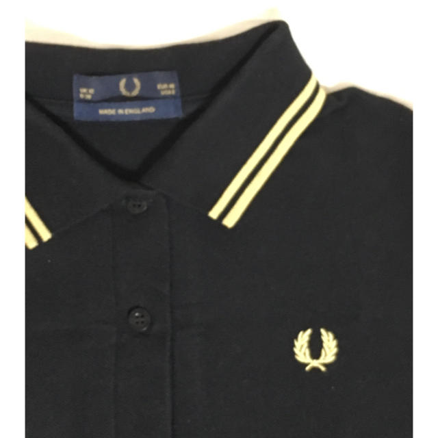 FRED PERRY(フレッドペリー)のフレッドペリー fred perry ポロシャツ 黒 40 レディースのトップス(ポロシャツ)の商品写真