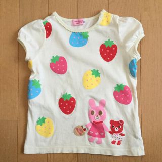 ミキハウス(mikihouse)のミキハウス いちごのトップス ホットビ(Ｔシャツ)