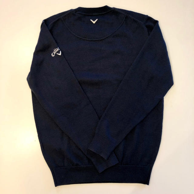 Callaway(キャロウェイ)のcallaway メンズセーター 紺色 Mサイズ スポーツ/アウトドアのゴルフ(ウエア)の商品写真