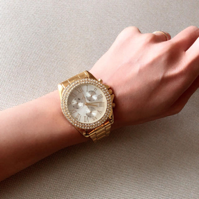 rienda(リエンダ)のキラキラストーン腕時計 レディースのファッション小物(腕時計)の商品写真