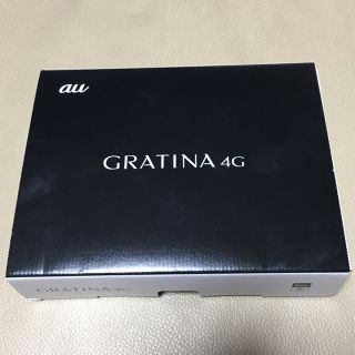 キョウセラ(京セラ)の新品未使用 au GRATINA 4G KYF31 京セラ 黒 SIMロック解除(スマートフォン本体)