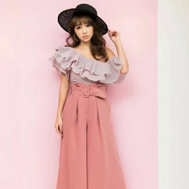 ウエストベルトワイドパンツ MINT