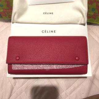 セリーヌ(celine)のCELINE フラップ長財布 ドラムド(財布)