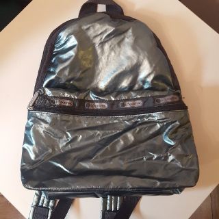 レスポートサック(LeSportsac)のLesportsac メタリックブルーリュック(リュック/バックパック)