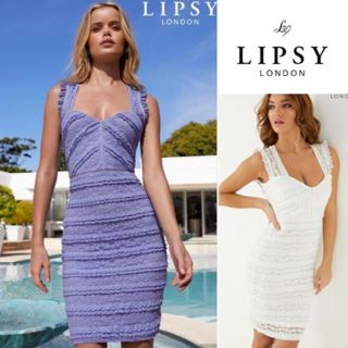 リプシー(Lipsy)のLipsy(リプシー)◇レース スウィート ボディコンワンピース ドレス(ひざ丈ワンピース)