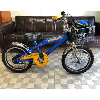 【美品・補助輪・ヘルメット付】HUMMER 子供自転車