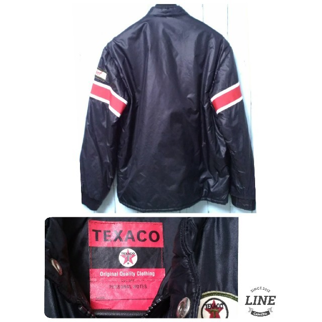 【ナイトテルテル様専用】TEXACO シングルライダース 中綿ナイロンジャケット メンズのジャケット/アウター(ライダースジャケット)の商品写真