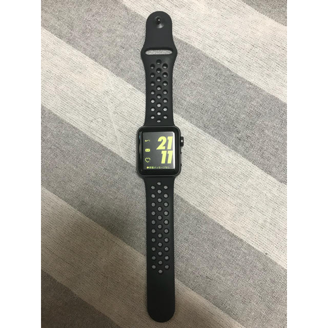 美品】Apple Watch Series 3 NIKE+ 38ミリ 美品】Apple Watch Series 3 NIKE+ 38ミリ