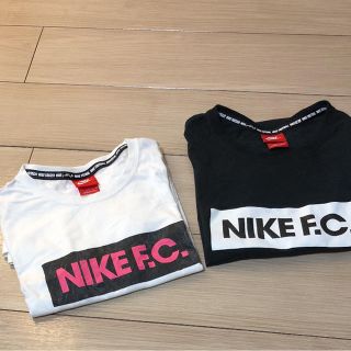 ナイキ(NIKE)のナイキFC ボックスロゴTシャツ 完売 2色セット(Tシャツ/カットソー(半袖/袖なし))