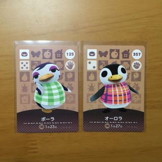 ニンテンドウ(任天堂)の【2枚セット500円】　どうぶつの森　amiibo カード(その他)