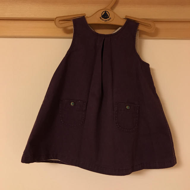 PETIT BATEAU(プチバトー)のPETIT BATEAU 6m/67㎝ キッズ/ベビー/マタニティのベビー服(~85cm)(ワンピース)の商品写真