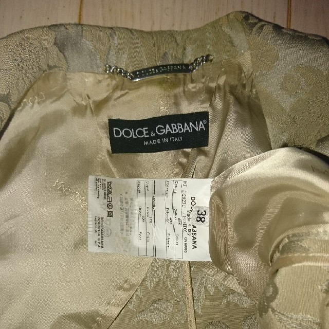 DOLCE&GABBANA - ドルガバ ドルチェ&ガッバーナ ジャケット ベージュ
