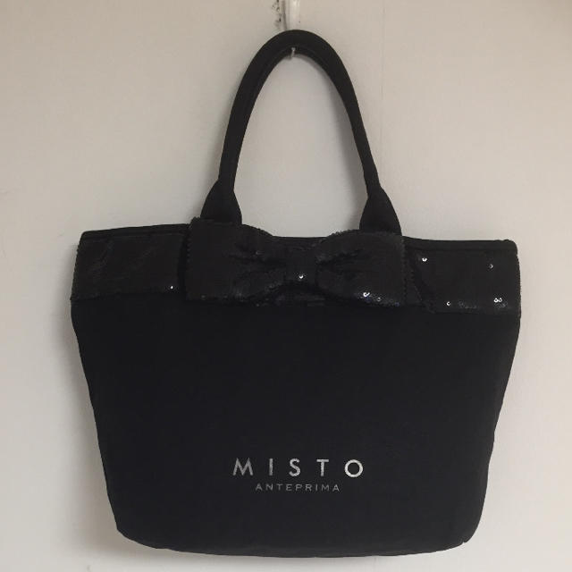 ANTEPRIMA - 美品☆アンテプリマミスト 11,000円 スパンコールキラキラのトートバッグ 黒