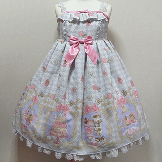 アンジェリックプリティー(Angelic Pretty)のAngelic Pretty   WhipCollection JSK＋バレッタ(ひざ丈ワンピース)