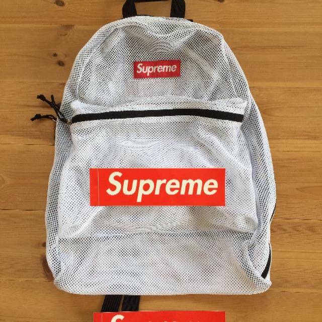 お得な特別割引価格 Supreme Supreme Mesh Backpack 白 メッシュ バックパック リュック バッグパック リュック Www Reomti Se