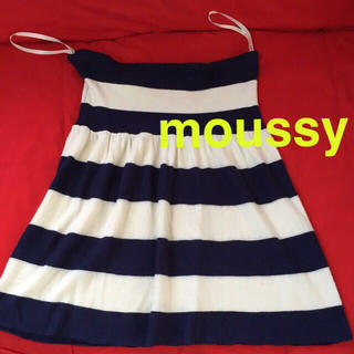 マウジー(moussy)のmoussy♡ニットボーダースカート♡(ミニスカート)