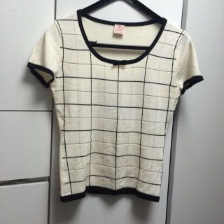 ピンカール(Pin Curl)のチェックトップス ぽむ様 専用(カットソー(半袖/袖なし))