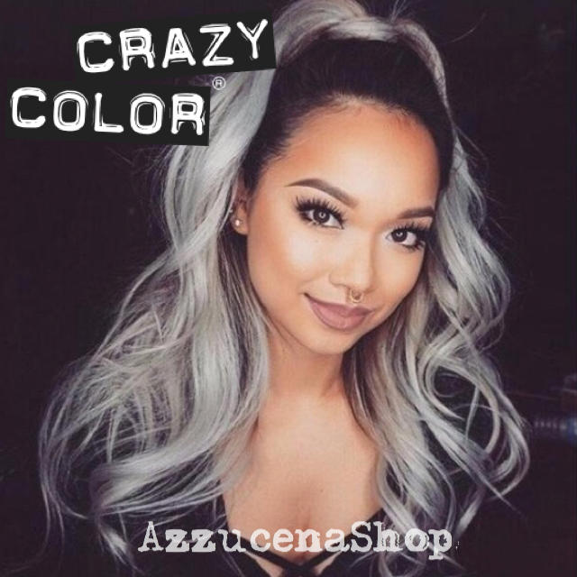 Crazy Color Hair dye ✩﻿ Silver コスメ/美容のヘアケア/スタイリング(カラーリング剤)の商品写真