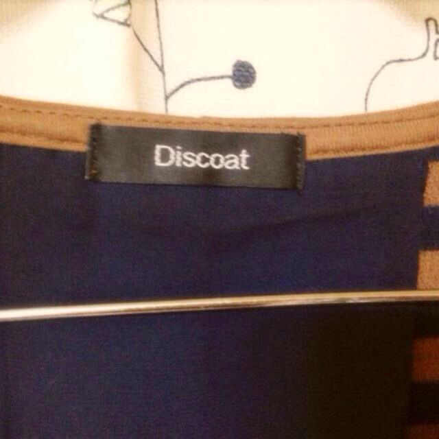 Discoat(ディスコート)のDiscoat 後ろシフォンプルオーバー レディースのトップス(カットソー(長袖/七分))の商品写真
