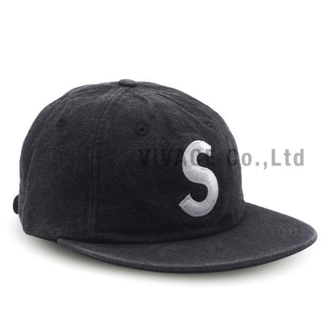 Supreme Washed Chambray S Logo 6-Panel 黒Black購入先