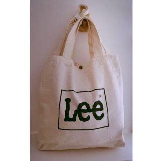 リー(Lee)のLee 2WAYビッグトートバッグ(WHITE)(トートバッグ)