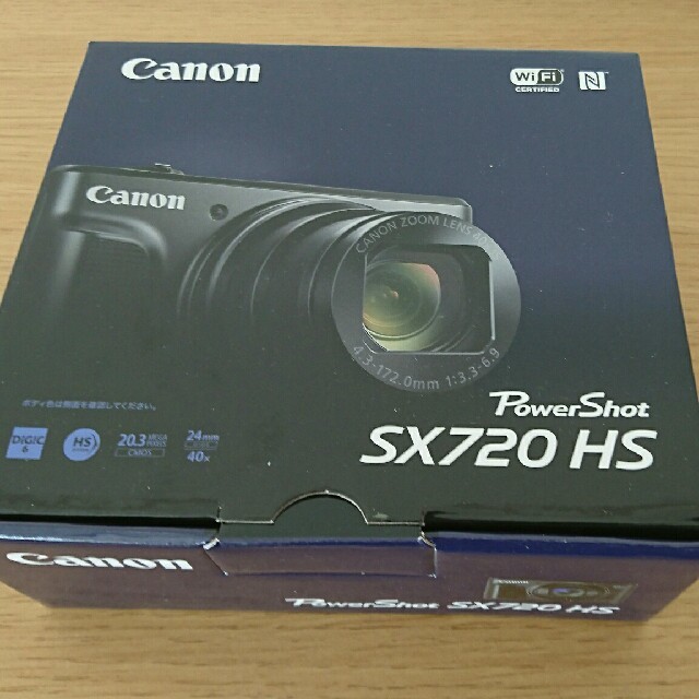 Canon PowerShot SX720HS ブラック 新品未開封 送料無料コンパクトデジタルカメラ