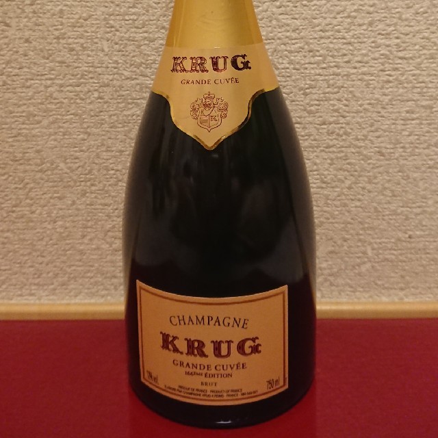 Krug(クリュッグ)の☆クリュッグ・グランドキュヴェ☆ 食品/飲料/酒の酒(シャンパン/スパークリングワイン)の商品写真