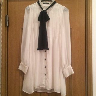 イング(INGNI)のシフォンシャツワンピ♡(ミニワンピース)