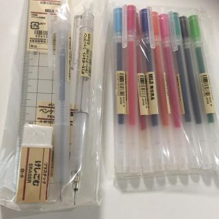 ムジルシリョウヒン(MUJI (無印良品))の【新品】無印 ステーショナリーセット 1セット(ペンケース/筆箱)