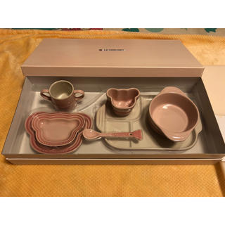 ルクルーゼ(LE CREUSET)のル・クルーゼ お食い初め＆離乳食 用 ピンク食器(お食い初め用品)