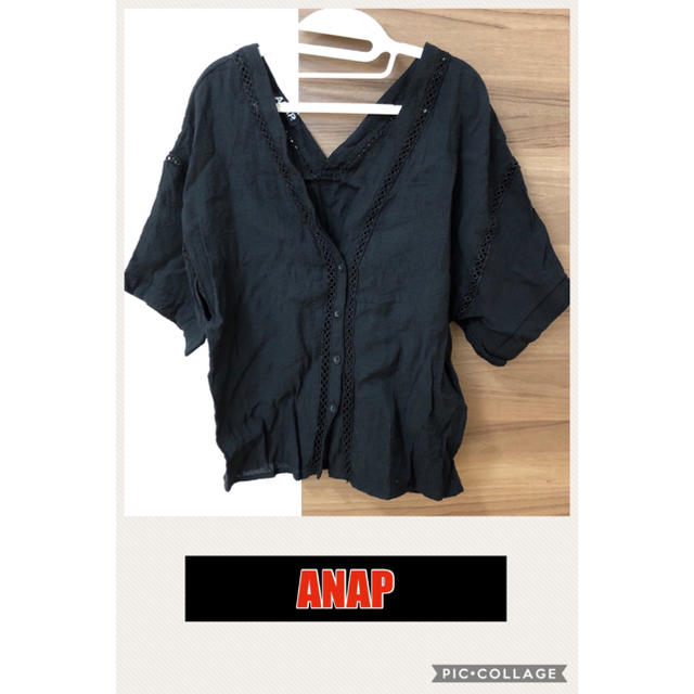 ANAP(アナップ)のANAP♡Vネックトップス レディースのトップス(カットソー(長袖/七分))の商品写真