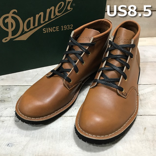 ダナー(Danner)のUS8.5 Danner ダナー ブーツ 新品 キャメル USA製 170917(ブーツ)