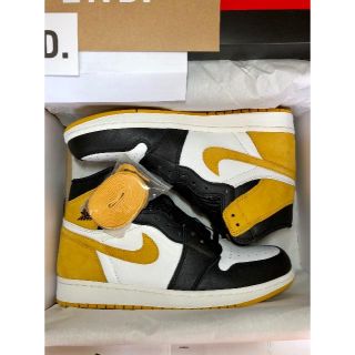 ナイキ(NIKE)の新品 28 エアジョーダン1 レトロ イエロー 黄 JORDAN1 YELLOW(スニーカー)