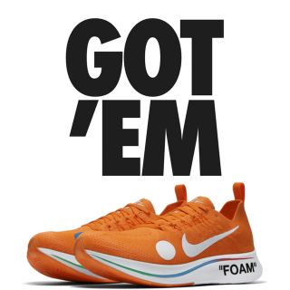 ナイキ(NIKE)のOFF-WHITE ZOOM FLY ズームフライ 28cm(スニーカー)