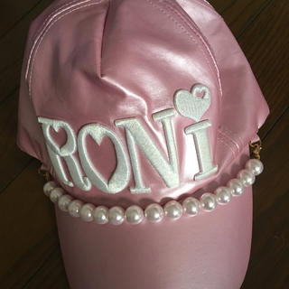 ロニィ(RONI)のRONIパールつきキャップ(帽子)