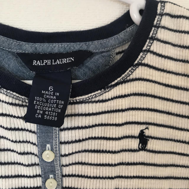 Ralph Lauren(ラルフローレン)のラルフローレン ワンピース 6T 120 キッズ/ベビー/マタニティのキッズ服女の子用(90cm~)(ワンピース)の商品写真