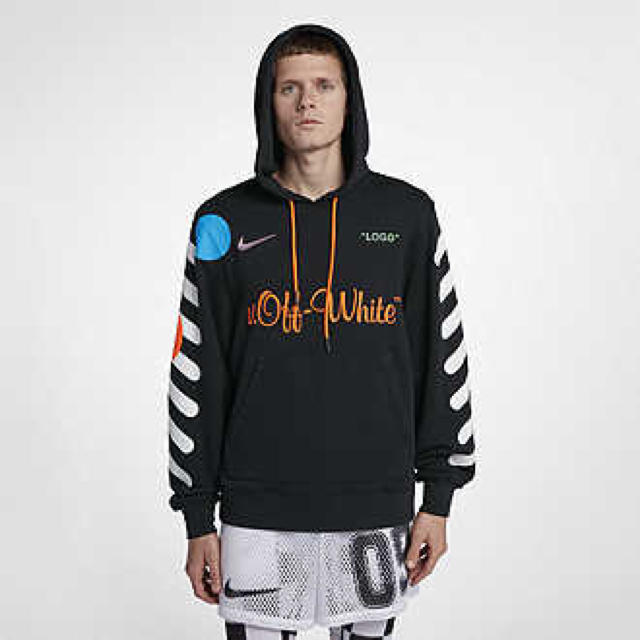 NIKE OFF-WHITE HOODIE WHITE PULLOVER