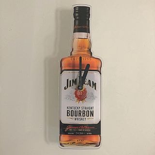 JIM BEAM 掛け時計 中古 非売品(掛時計/柱時計)