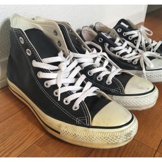 コンバース(CONVERSE)の【コンバース】メンズ オールスター 黒 27.5センチ(スニーカー)